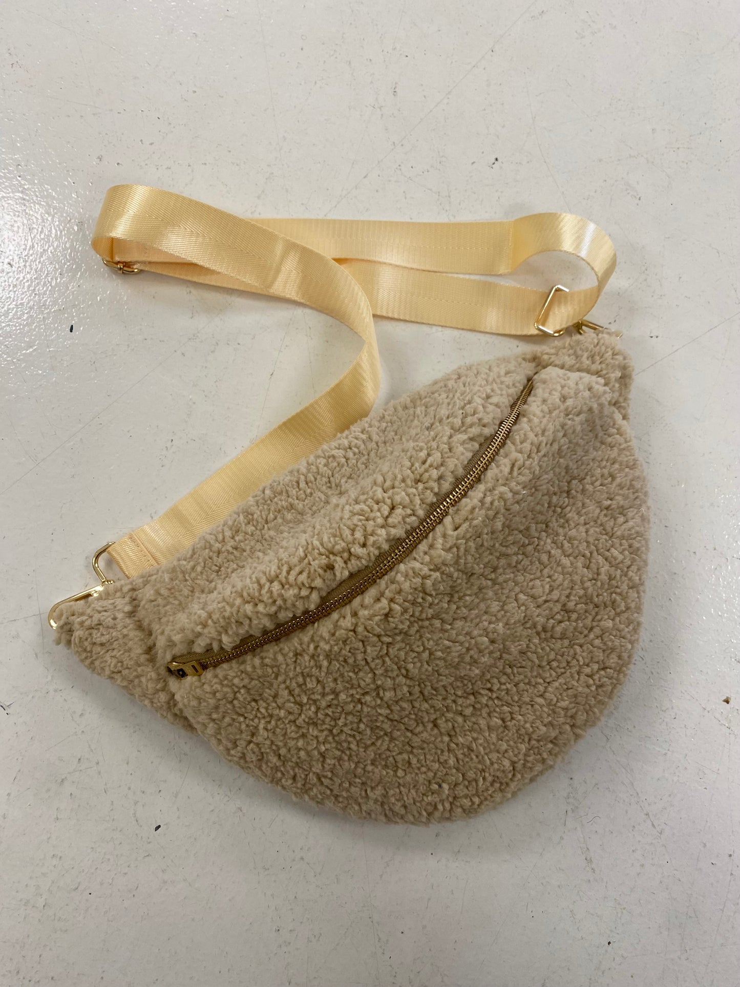 Oversized Teddy Bumbag