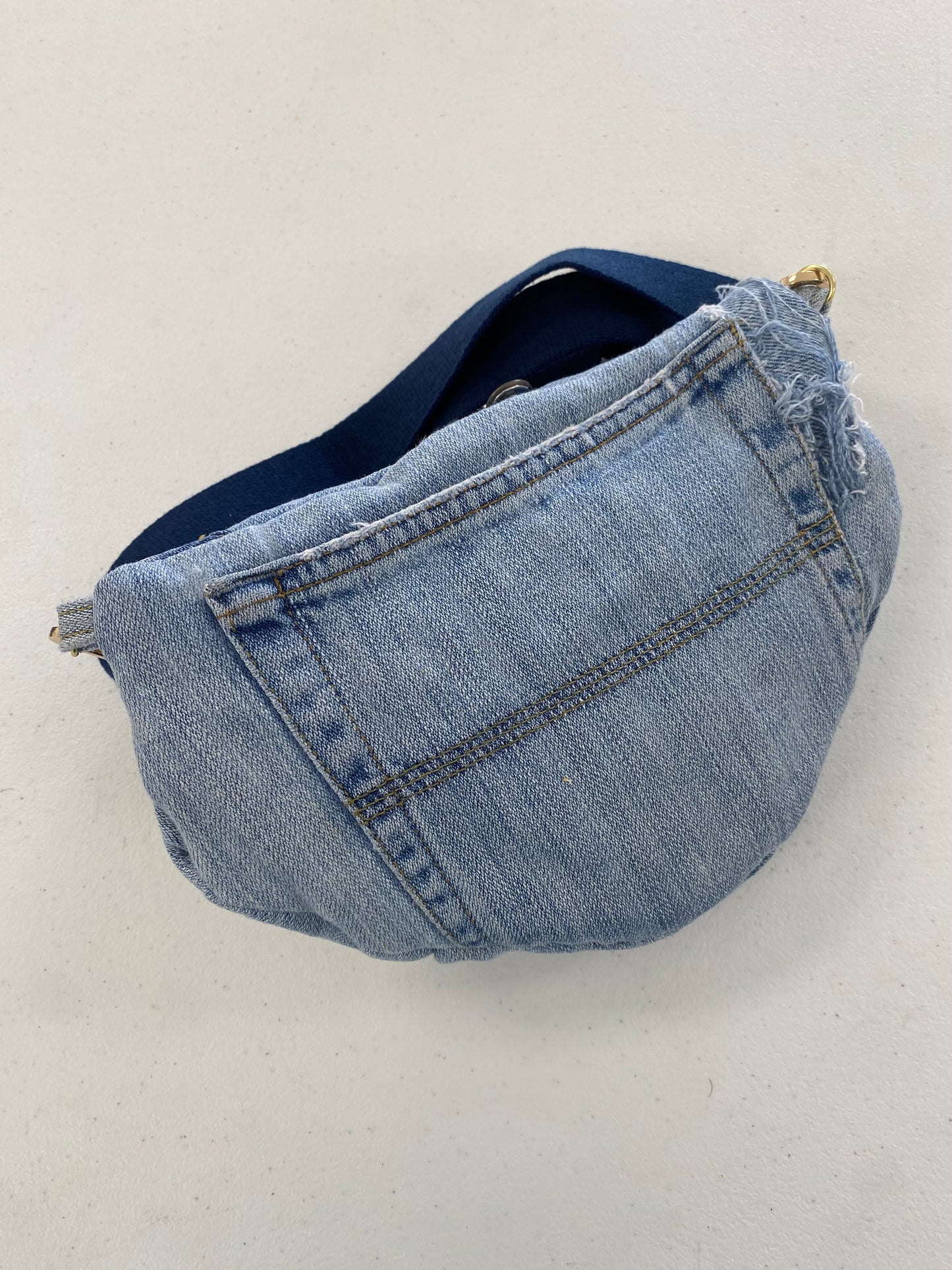 ReDesigner Patched Retro Denim Bumbag