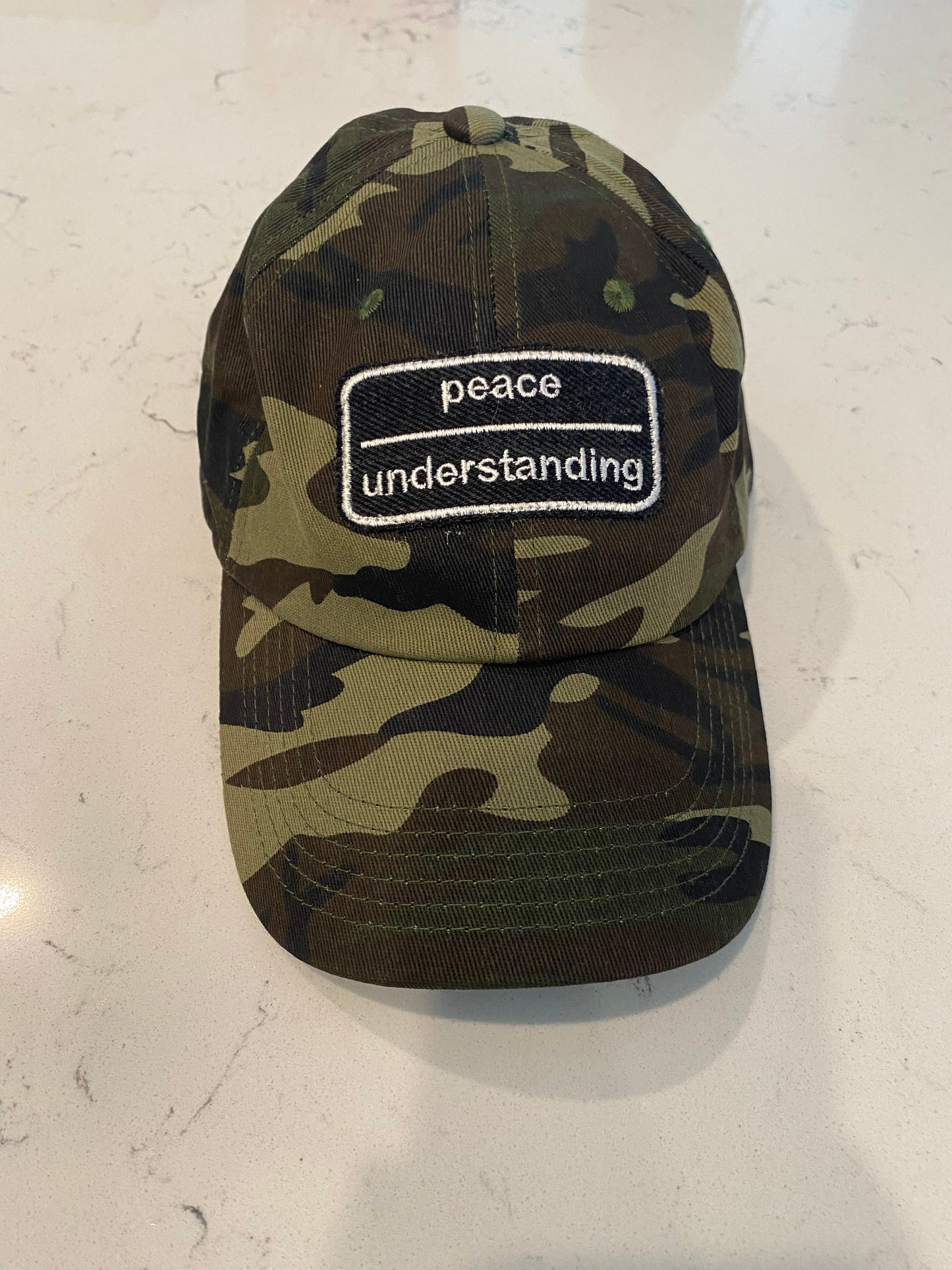 Peace/Understanding Camo Hat